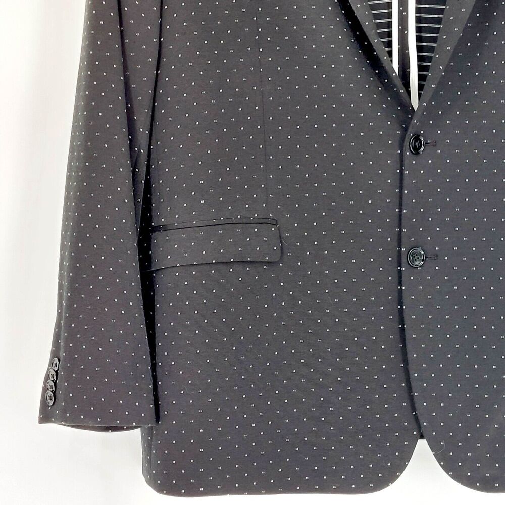 Express Performance Slim Jacket Sz XXL Black Sports Coat Stretch Blazer $198 - Picture 4 of 12